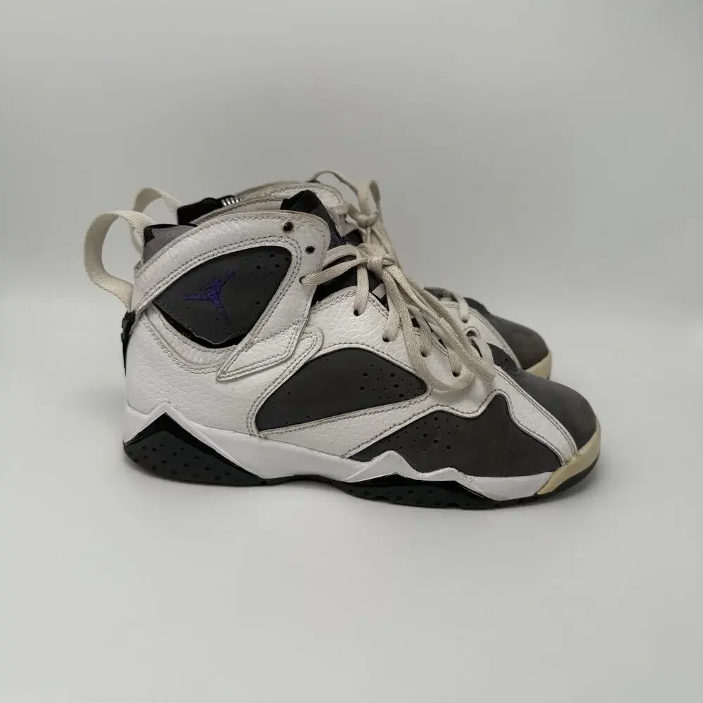 Nike Air Jordan 7 Retro GS Flint Gray DJ2777-100 Kids Size 5Y